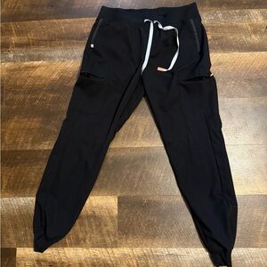 Figs Black Jogger Pants